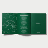 Aufgeschlagene Karte von Take Me to the Lakes, Bicycle Edition BERLIN