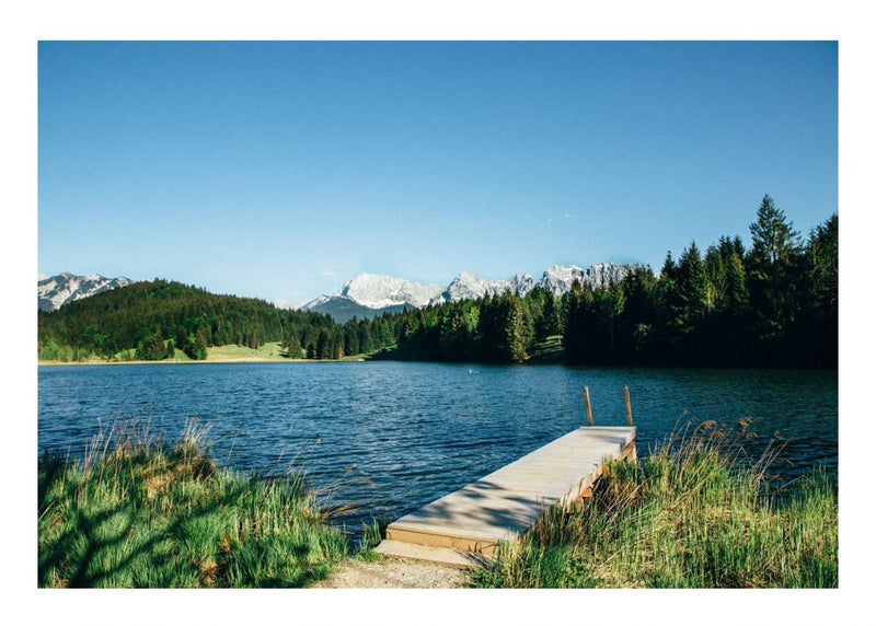 Wagenbrüchsee München - Holzsteg