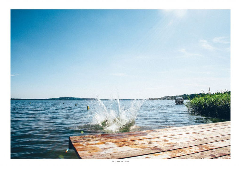 Wolziger See Berlin - Wasserspritzer